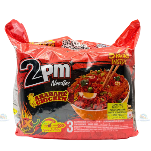 2 PM Akabare Noodles Red (Pack of 5) $4.99 2 PM Akabare Noodles Red (Pack of 5)