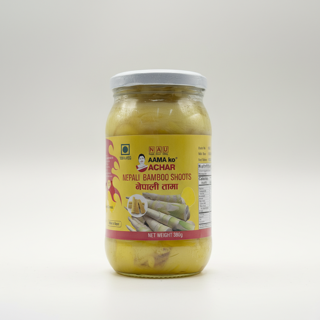 Aama Ko Achar Nepali Bamboo Shoot 380 GM