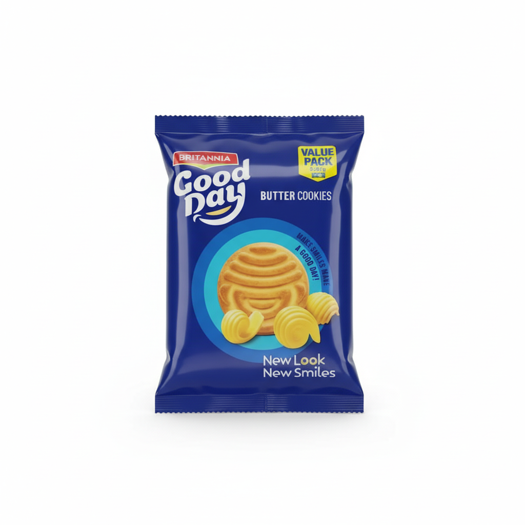 Britannia Good Day Butter Cookies | 8 x 81g (648g Value Pack)