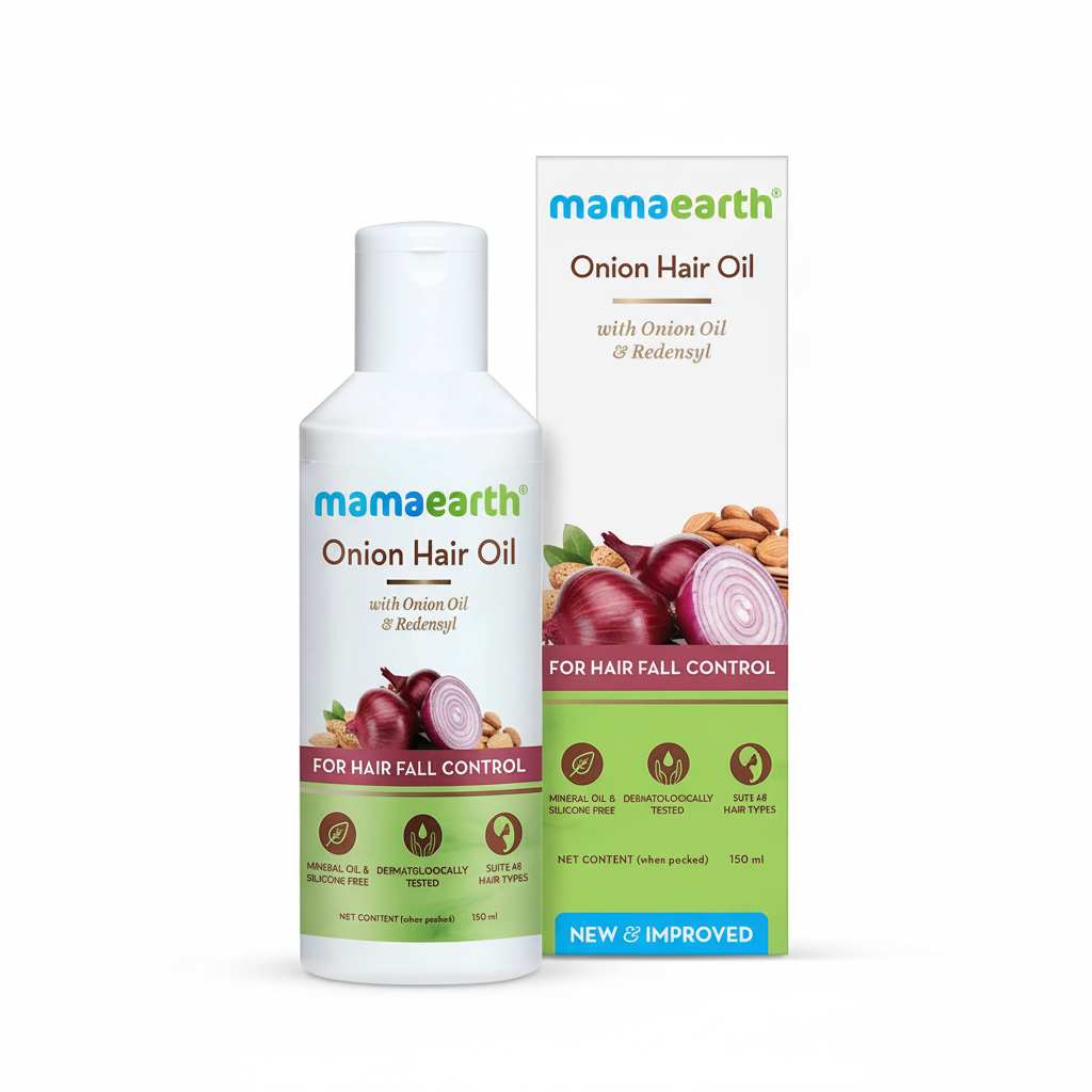 Mamaearth Onion Hair Oil | 150ml with Redensyl