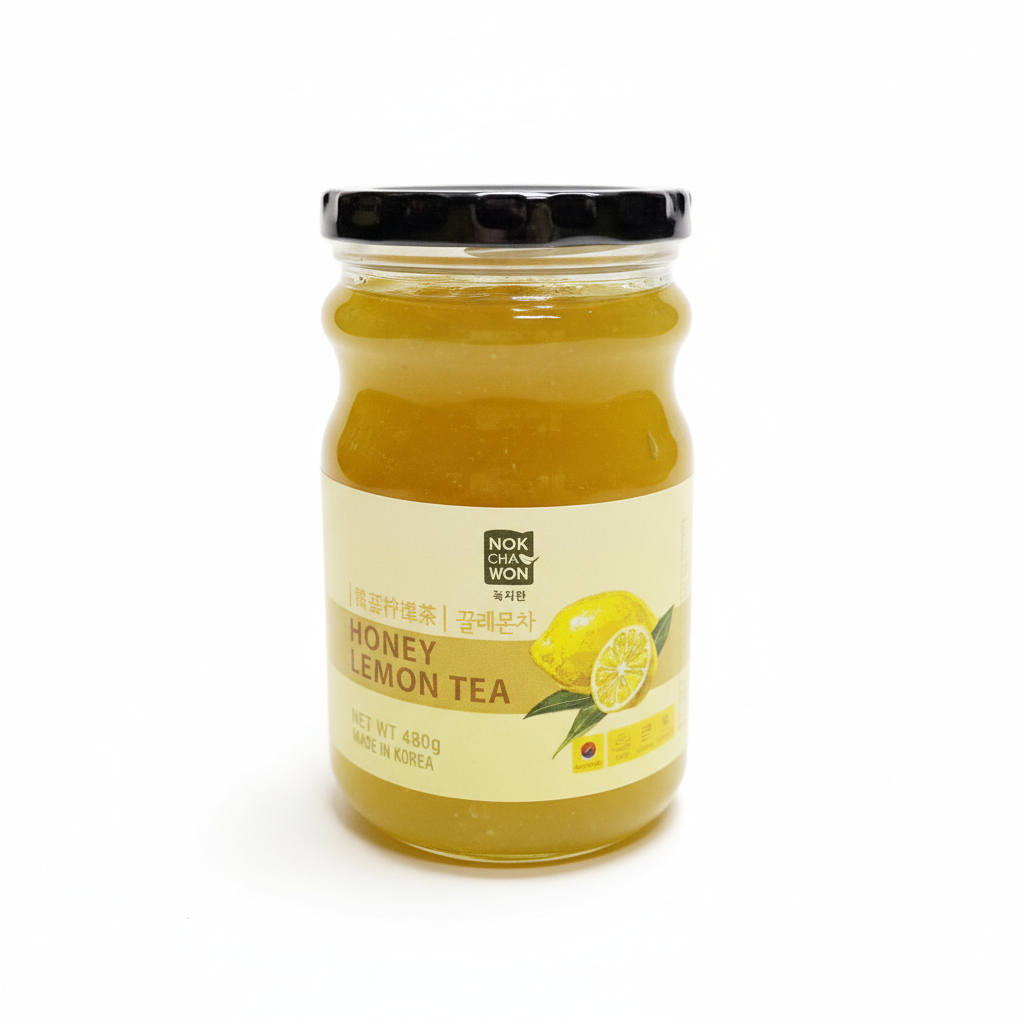 Nokchawon Honey Lemon Tea | 480g Glass Jar