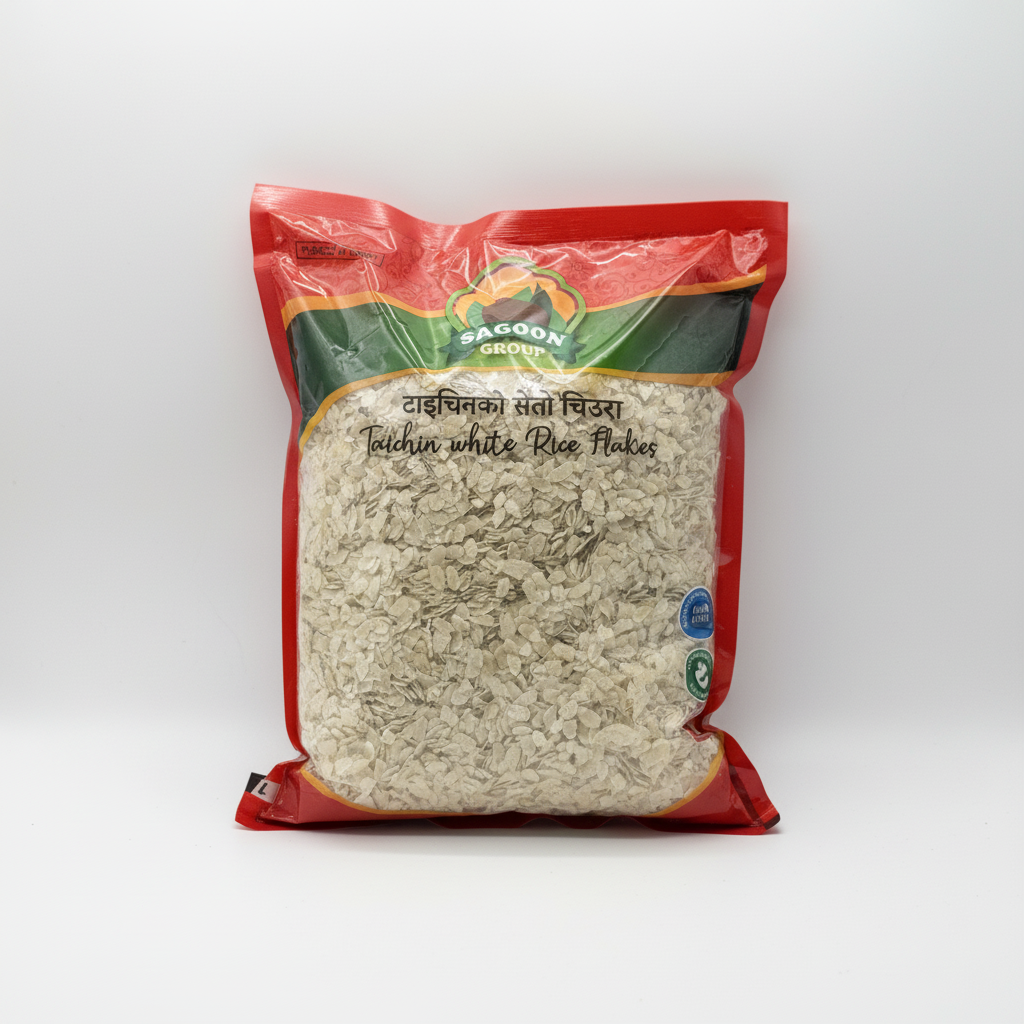 Sagoon Taichin White Rice Flakes (Seto Chiura) 1kg Premium Pack