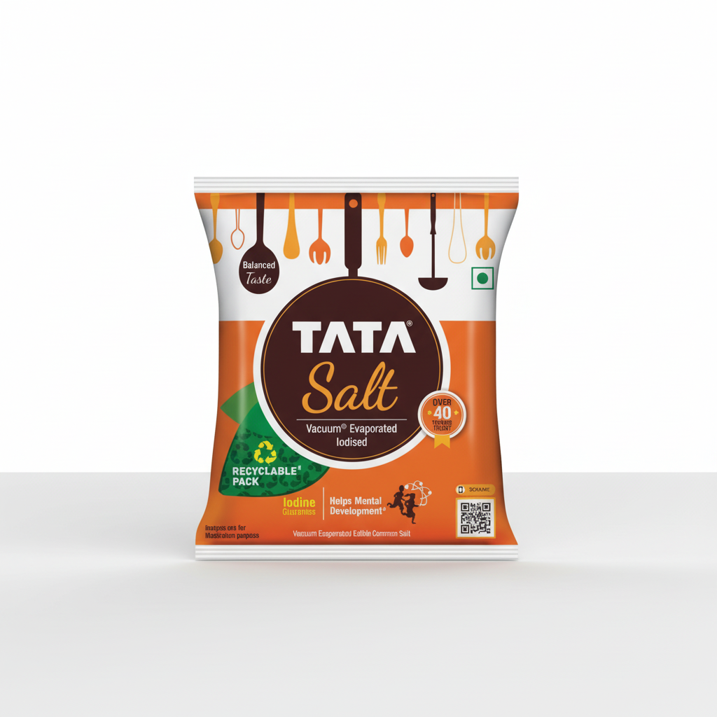 Tata Salt | 1kg Vacuum Evaporated Iodised Salt