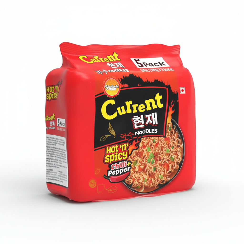 Current Hot &amp; Spicy Noodles | 500g (Pack of 5)
