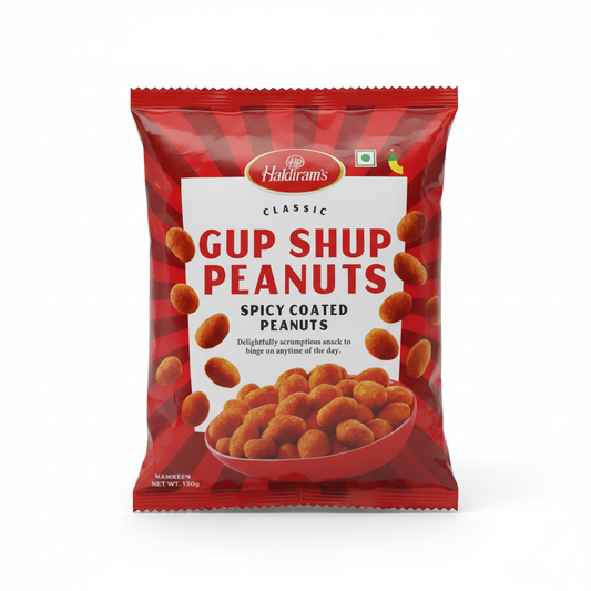 Haldiram's Gup Shup Peanuts | 200g Spicy Coated Snacks