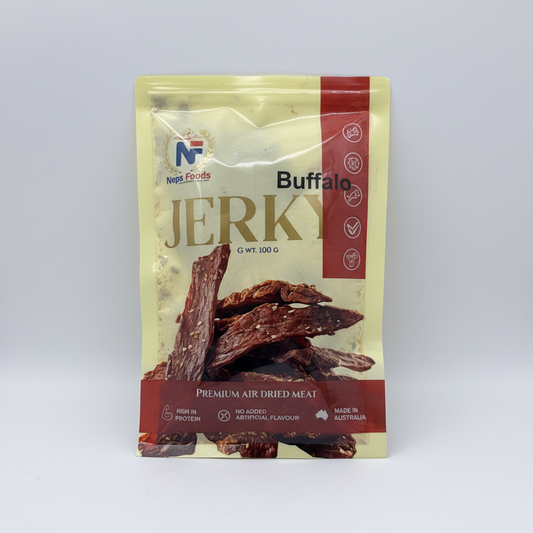 Neps Foods Buffalo Jerky (Buff Sukuti) | 100g Premium Dried Meat