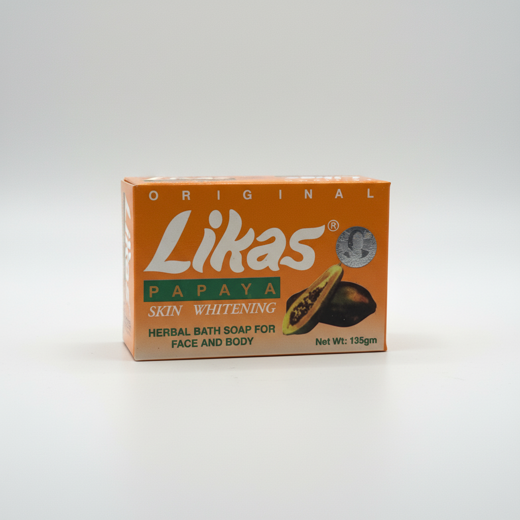 Original Likas Papaya Soap | 135g Skin Whitening Herbal Bar