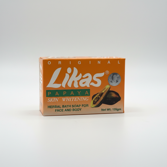 Original Likas Papaya Soap | 135g Skin Whitening Herbal Bar