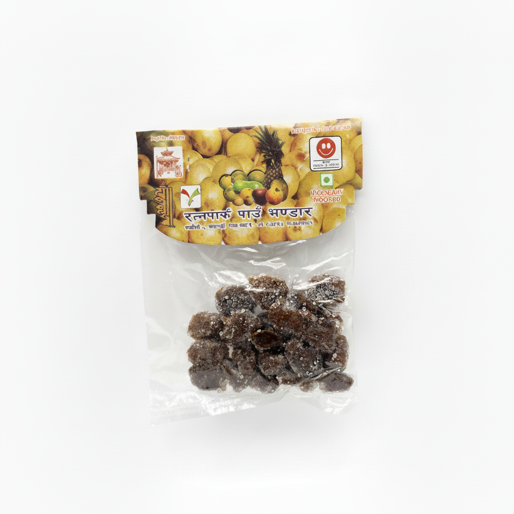 Ratnapark Paun Bhandar Chini Candy | 75g Sugar-Coated Lapsi