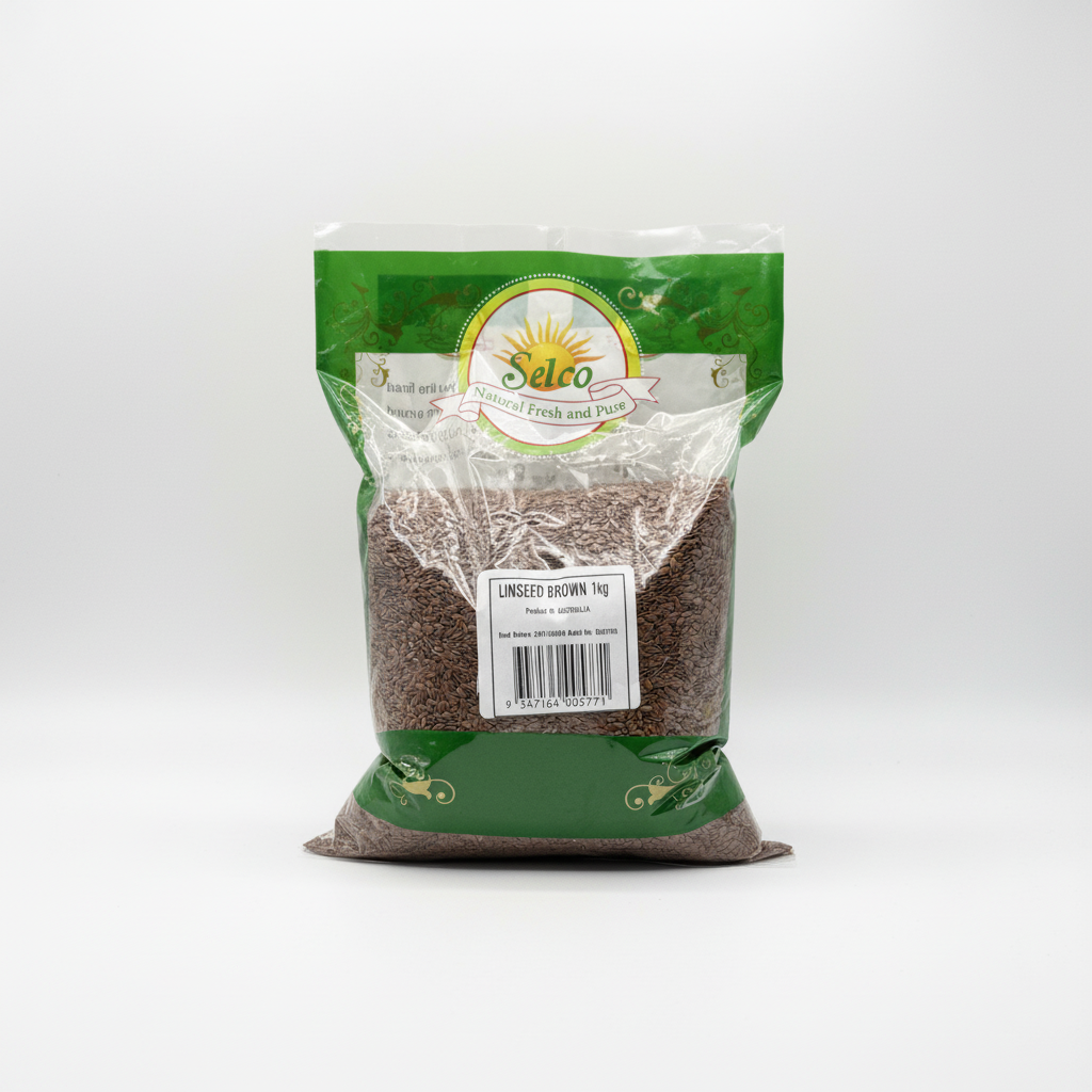 Selco Linseed Brown | 1kg Premium Flaxseed (Whole)