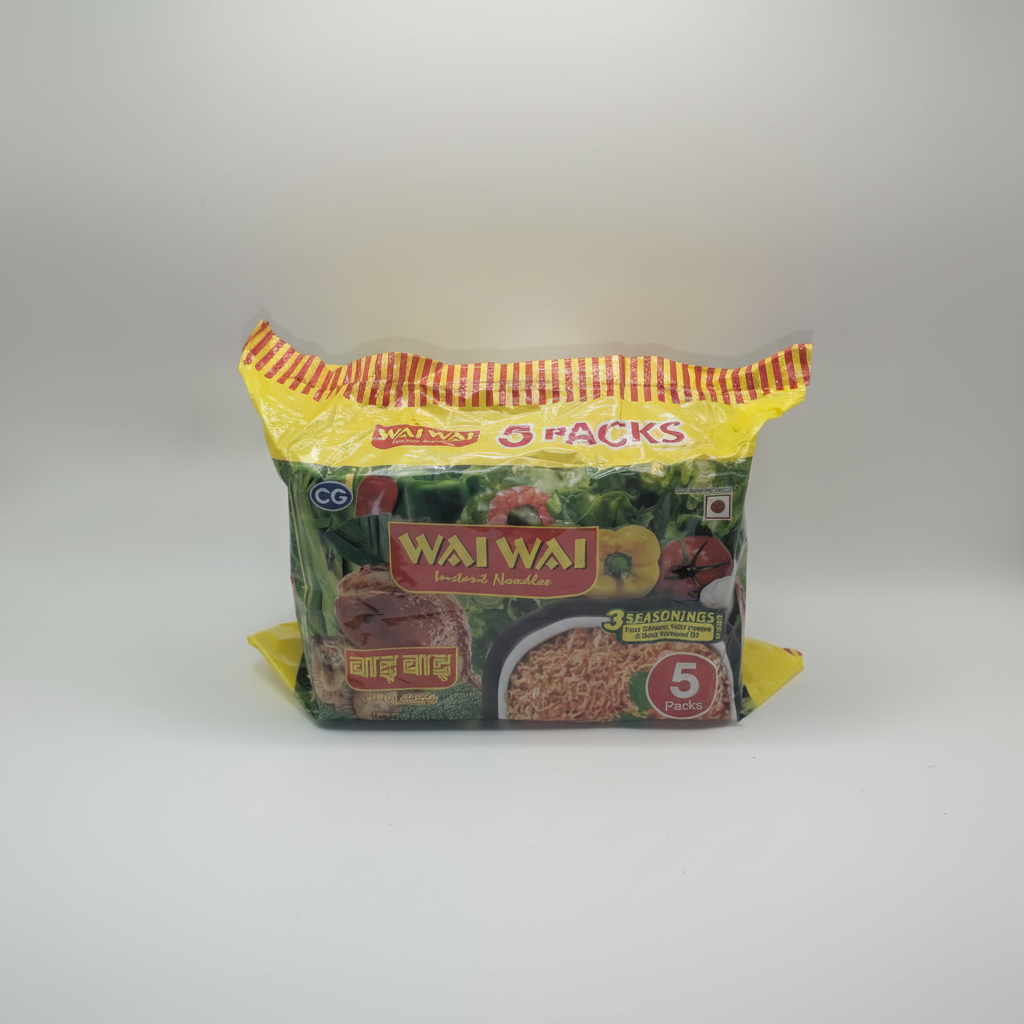 Wai Wai Chicken Noodles (Pack of 5)